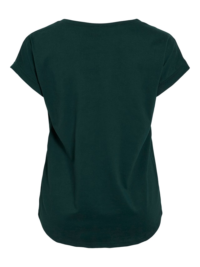 Vila Rundhalsshirt »VIDREAMERS NEW PURE T-SHIRT/SU-NOOS« Baumwollmischung, regular fit