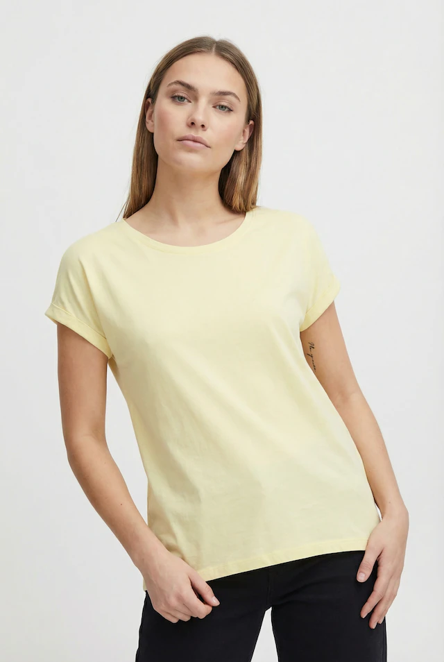 Vila Rundhalsshirt »VIDREAMERS NEW PURE T-SHIRT/SU-NOOS« Baumwollmischung, regular fit