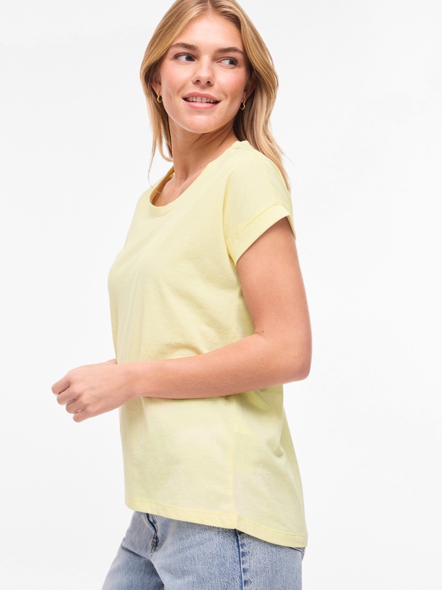 Vila Rundhalsshirt »VIDREAMERS NEW PURE T-SHIRT/SU-NOOS« Baumwollmischung, regular fit