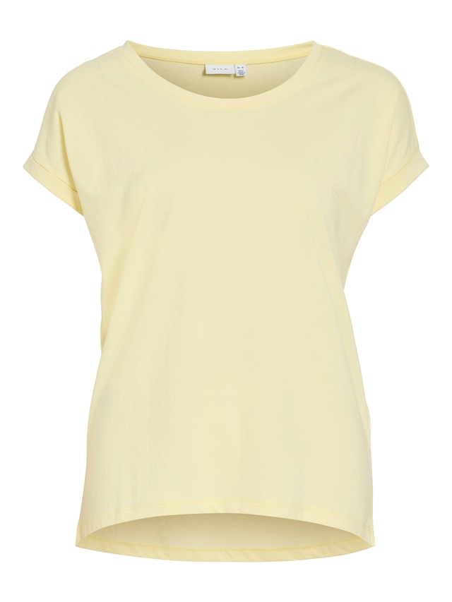 Vila Rundhalsshirt »VIDREAMERS NEW PURE T-SHIRT/SU-NOOS« Baumwollmischung, regular fit