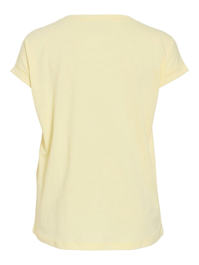 Vila Rundhalsshirt »VIDREAMERS NEW PURE T-SHIRT/SU-NOOS« Baumwollmischung, regular fit