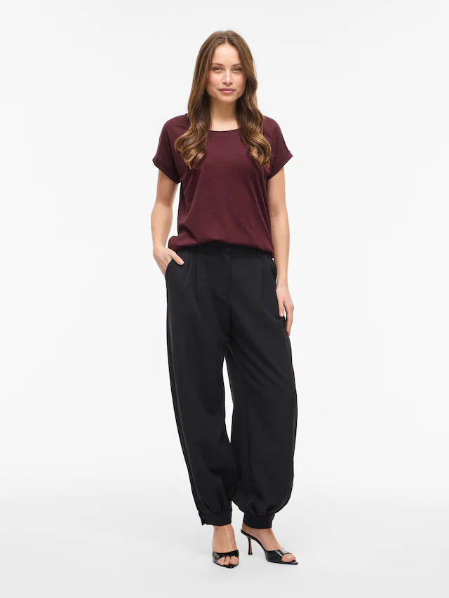 Vila Rundhalsshirt »VIDREAMERS NEW PURE T-SHIRT/SU-NOOS« Baumwollmischung, regular fit