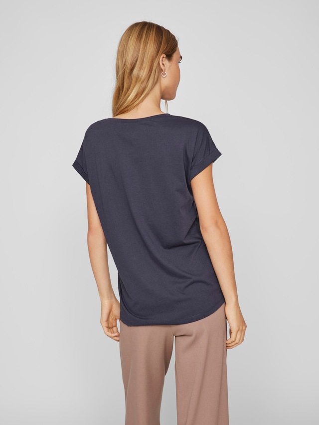 Vila Rundhalsshirt »VIDREAMERS NEW PURE T-SHIRT/SU-NOOS« Baumwollmischung, regular fit