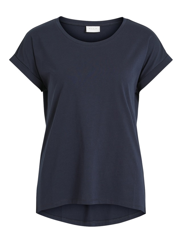 Vila Rundhalsshirt »VIDREAMERS NEW PURE T-SHIRT/SU-NOOS« Baumwollmischung, regular fit