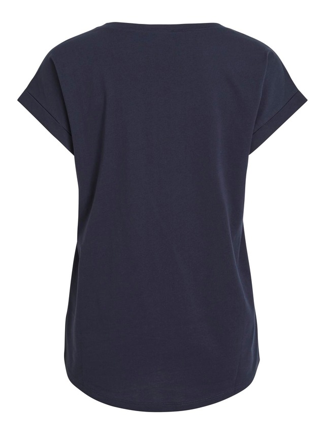 Vila Rundhalsshirt »VIDREAMERS NEW PURE T-SHIRT/SU-NOOS« Baumwollmischung, regular fit