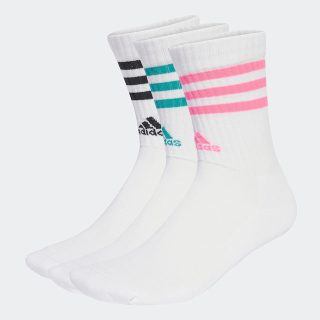 adidas Performance Funktionssocken »3-STREIFEN CUSHIONED CREW, 3 PAAR« 3 Stk. tlg.