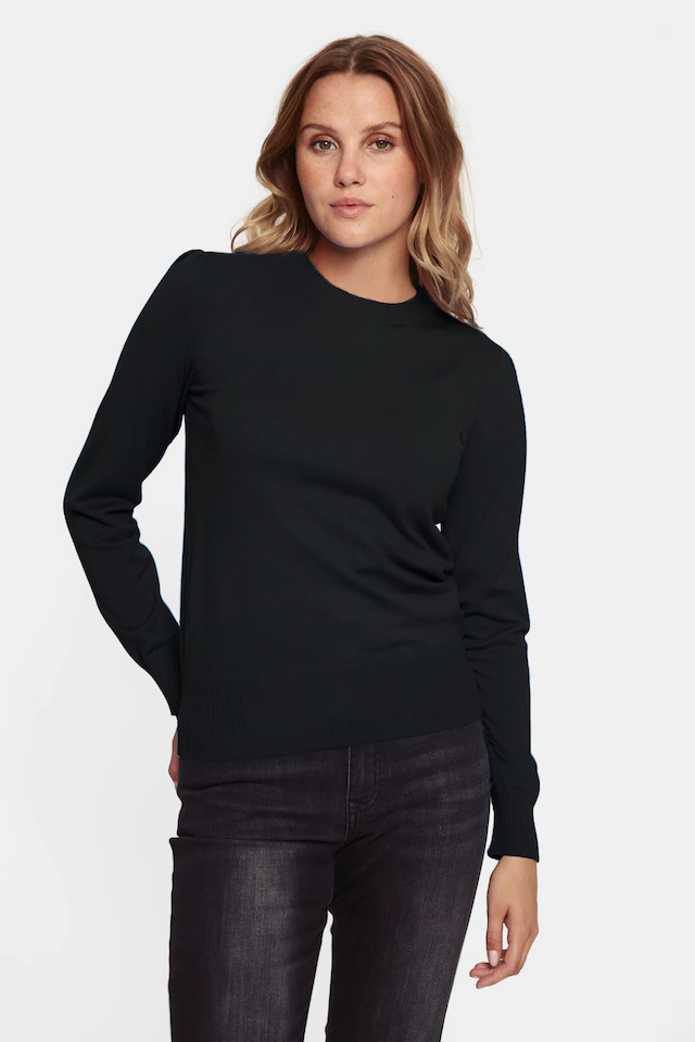 Saint Tropez Rundhalspullover »MilaSZ« Viskosemischung, Regular fit