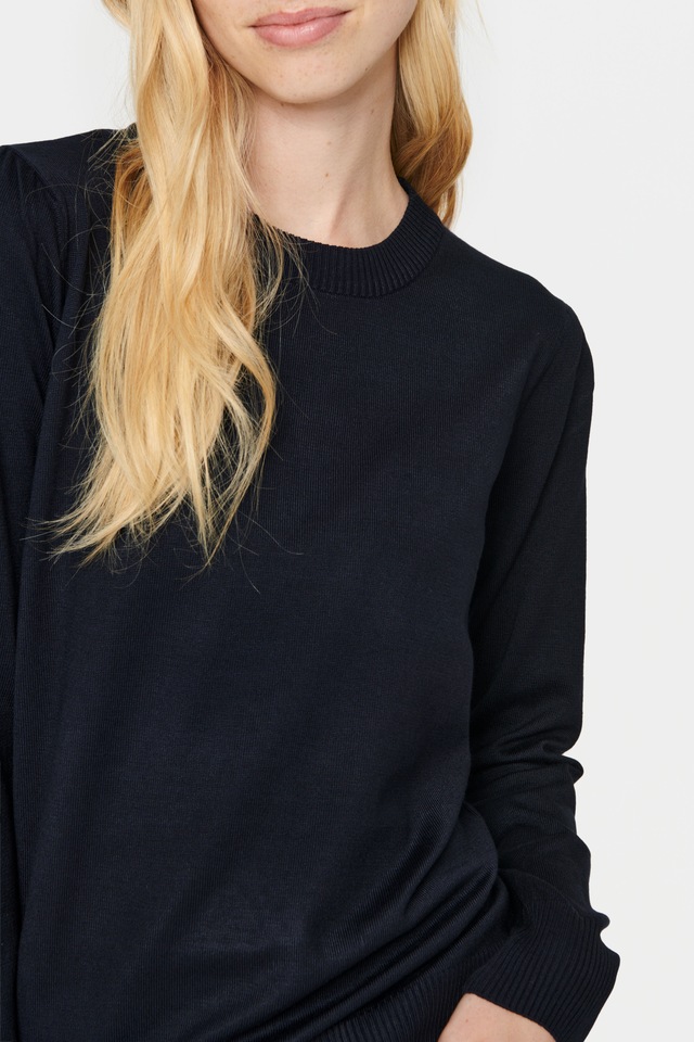 Saint Tropez Rundhalspullover »MilaSZ« Viskosemischung, Regular fit