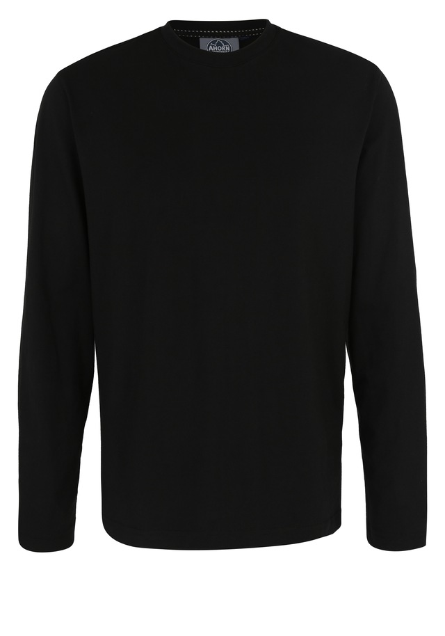 AHORN SPORTSWEAR Langarmshirt mit modernem Rundhalsausschnitt
