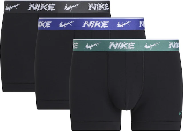 NIKE Underwear Trunk »TRUNK 3PK« Packung, 3er, 3 Stk. mit farbigem NIKE Logo-Elastikbund