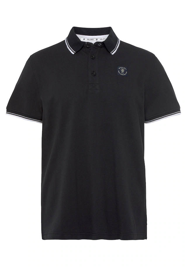 DELMAO Poloshirt »in vielen Sommer Farben! Preis-Leistungs Bestseller!« Trendige lockere Passform, immer perfekt gestylt! Sportlicher Look