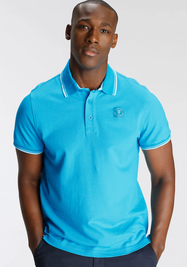 DELMAO Poloshirt »in vielen Sommer Farben! Preis-Leistungs Bestseller!« Trendige lockere Passform, immer perfekt gestylt! Sportlicher Look