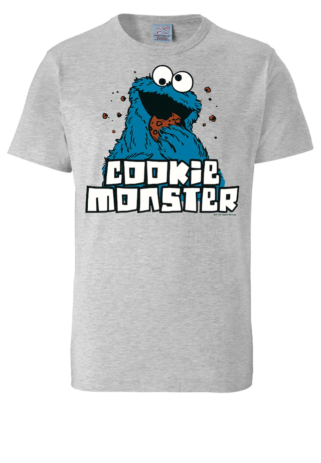 LOGOSHIRT T-Shirt »Sesamstrasse - Krümelmonster« mit coolem Print