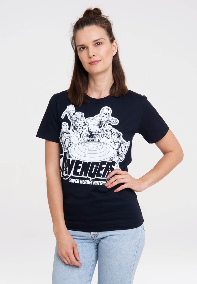 LOGOSHIRT T-Shirt »Marvel Comics - Avengers« mit lizenziertem Print