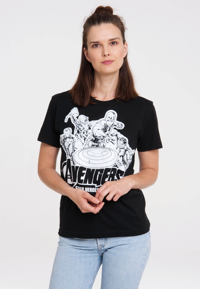 LOGOSHIRT T-Shirt »Marvel Comics - Avengers« mit lizenziertem Print