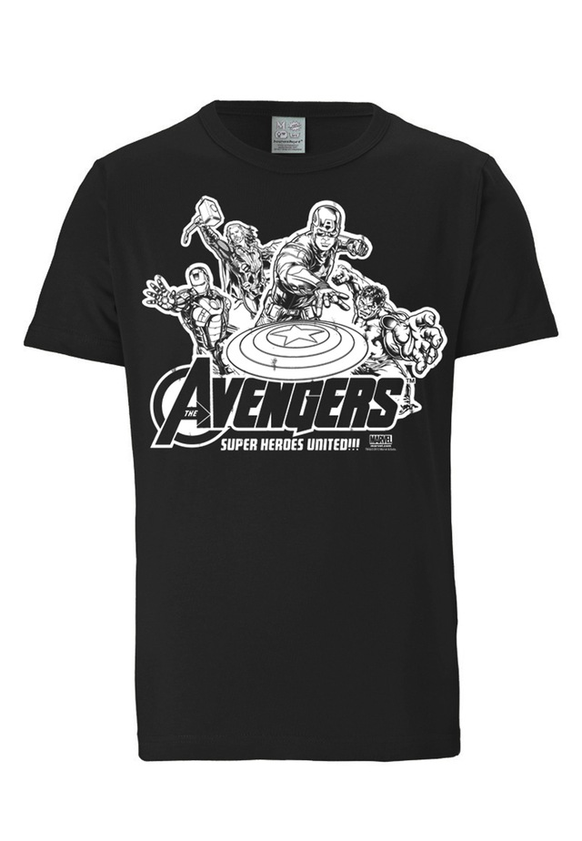 LOGOSHIRT T-Shirt »Marvel Comics - Avengers« mit lizenziertem Print