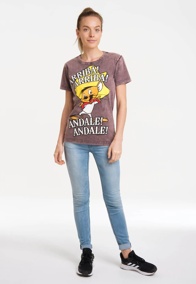 LOGOSHIRT T-Shirt »Looney Tunes - Speedy Gonzales« mit lizenziertem Print