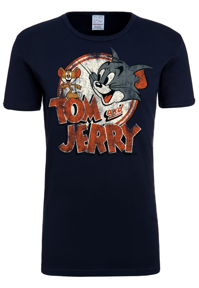 LOGOSHIRT T-Shirt »Tom & Jerry-Logo« mit lizenziertem Originaldesign