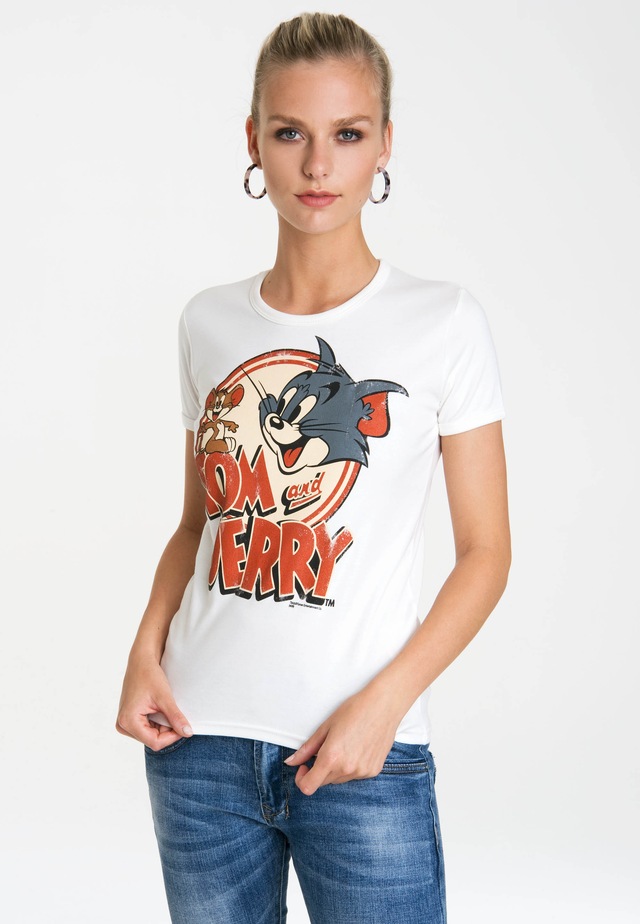 LOGOSHIRT T-Shirt »Tom & Jerry-Logo« mit lizenziertem Originaldesign