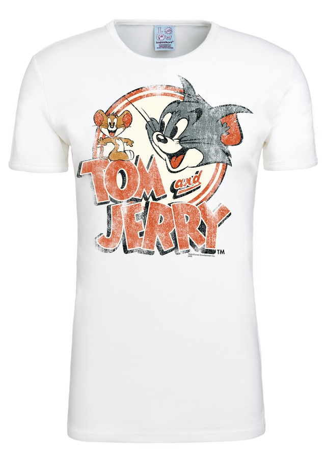 LOGOSHIRT T-Shirt »Tom & Jerry-Logo« mit lizenziertem Originaldesign