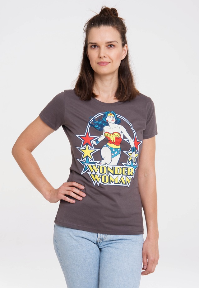 LOGOSHIRT T-Shirt »Print DC Comics Wonder Woman Stars« mit lizenziertem Print