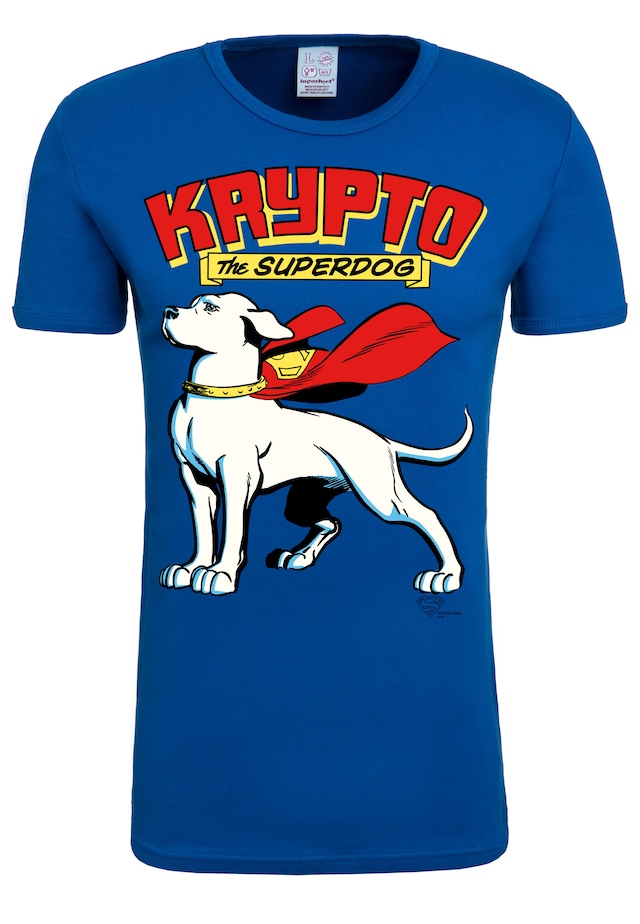 LOGOSHIRT T-Shirt »The Superdog« mit rundem Ausschnitt