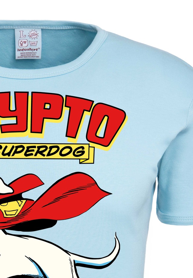LOGOSHIRT T-Shirt »The Superdog« mit rundem Ausschnitt
