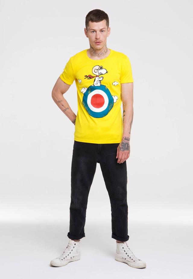 LOGOSHIRT T-Shirt »Peanuts - Snoopy Pilot« mit lizenziertem Print