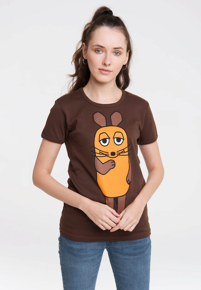 LOGOSHIRT T-Shirt »Die Sendung mit der Maus« mit lizenziertem Design