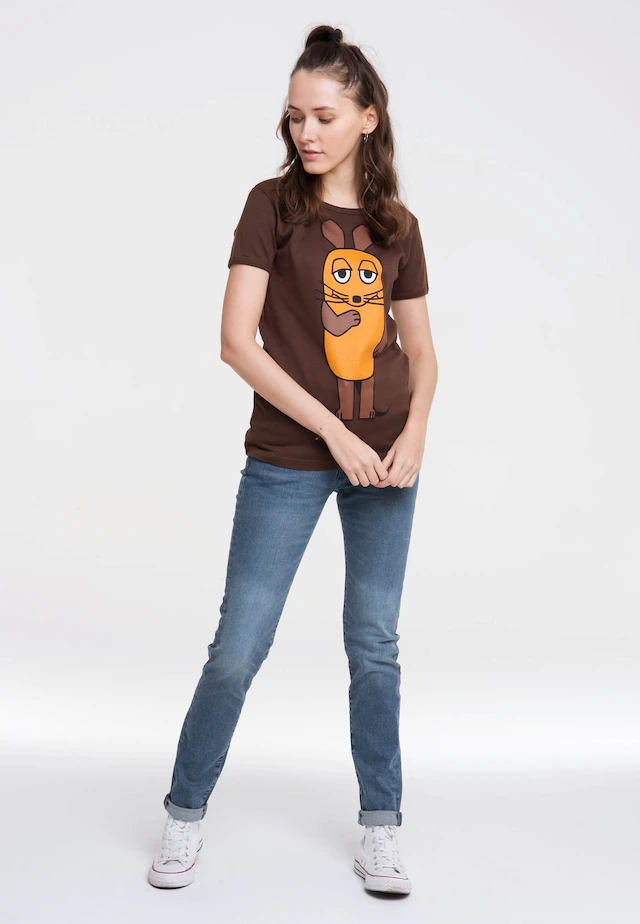LOGOSHIRT T-Shirt »Die Sendung mit der Maus« mit lizenziertem Design