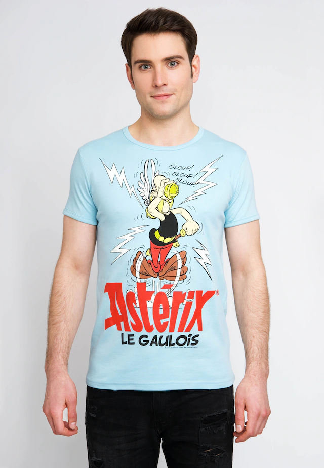 LOGOSHIRT T-Shirt »Asterix Le Gaulois« mit Asterix- und Zaubertrank-Print