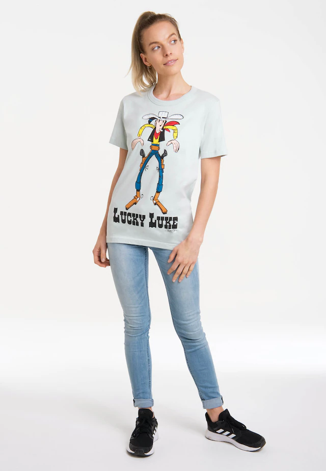 LOGOSHIRT T-Shirt »Lucky Luke Colt« mit lizenziertem Print