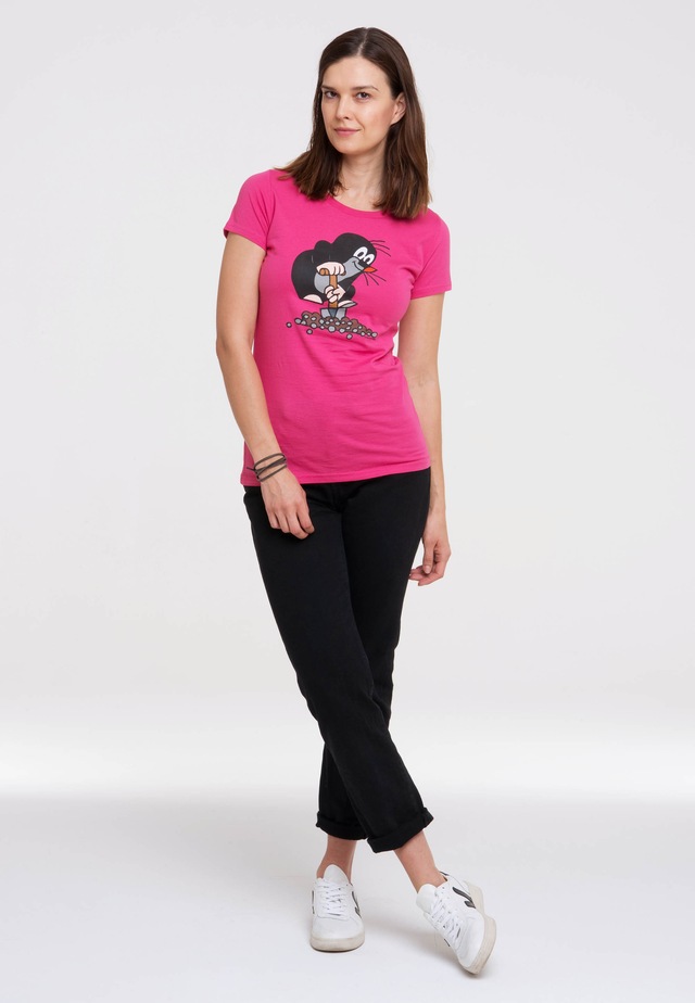 LOGOSHIRT T-Shirt »Der kleine Maulwurf« mit lizenziertem Originaldesign