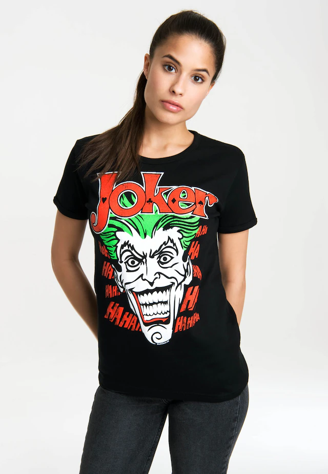 LOGOSHIRT T-Shirt »The Joker« mit lizenzierten Originaldesign
