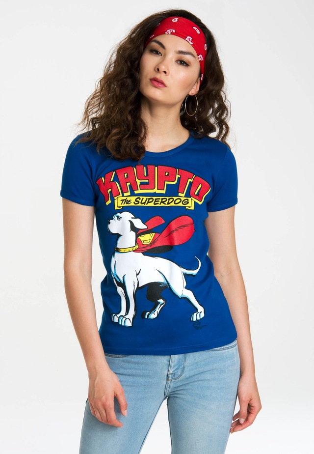 LOGOSHIRT T-Shirt »Krypto the Superdog« mit lizenziertem Originaldesign