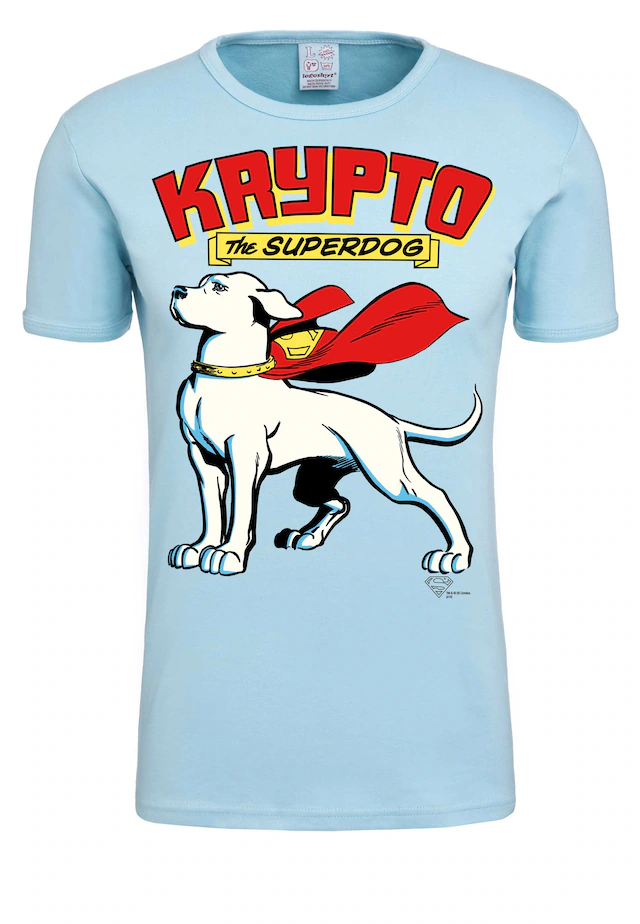 LOGOSHIRT T-Shirt »The Superdog« mit rundem Ausschnitt