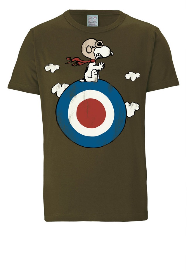 LOGOSHIRT T-Shirt »Peanuts - Snoopy Pilot« mit lizenziertem Print