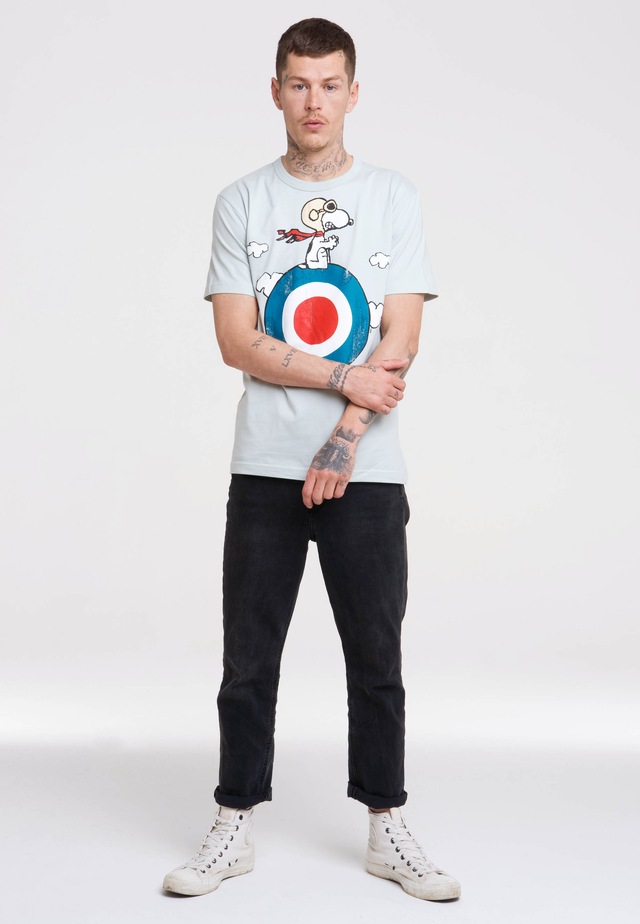 LOGOSHIRT T-Shirt »Peanuts - Snoopy Pilot« mit lizenziertem Print