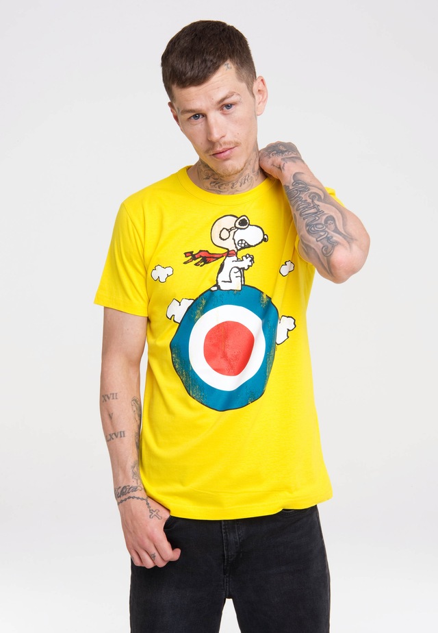 LOGOSHIRT T-Shirt »Peanuts - Snoopy Pilot« mit lizenziertem Print