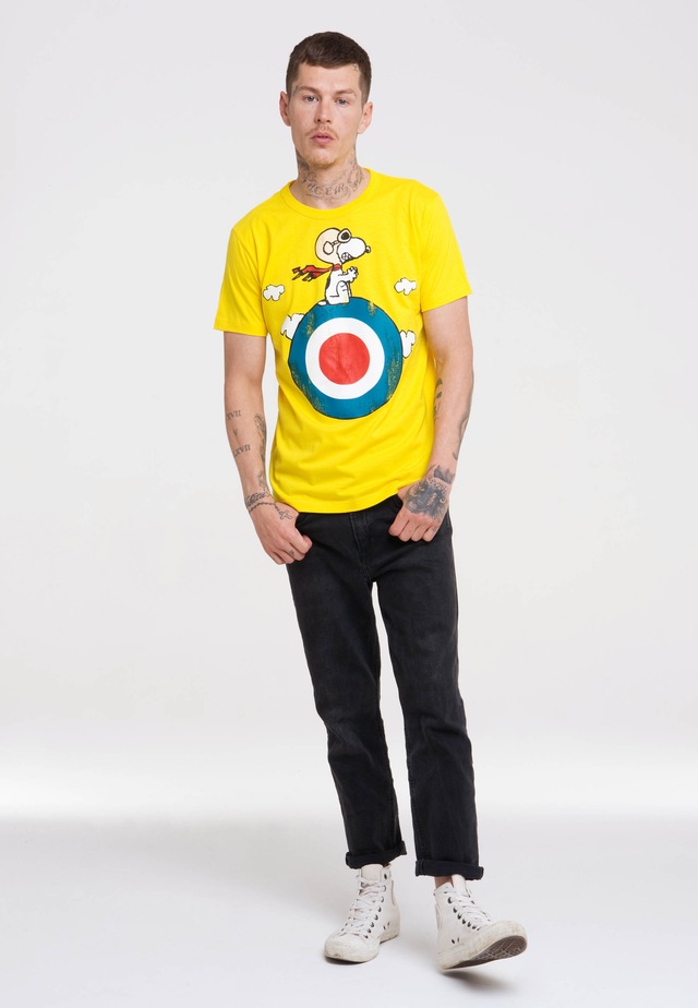 LOGOSHIRT T-Shirt »Peanuts - Snoopy Pilot« mit lizenziertem Print