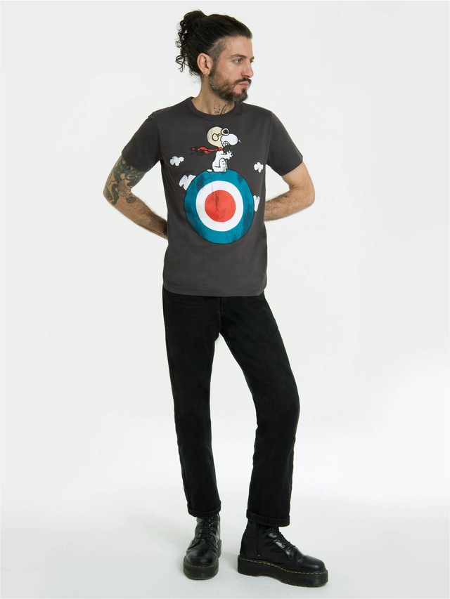 LOGOSHIRT T-Shirt »Peanuts - Snoopy Pilot« mit lizenziertem Print