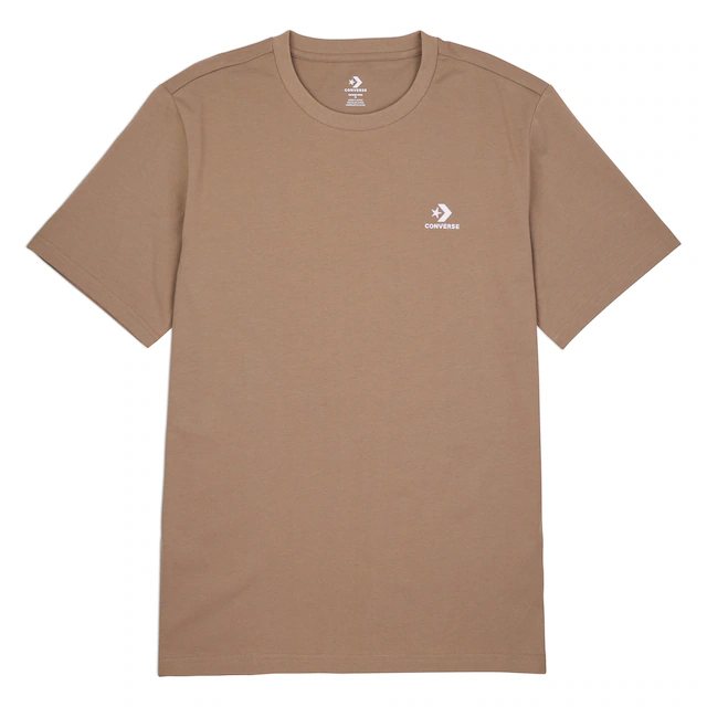 Converse T-Shirt »EMBROIDERED STAR CHEVRON TEE« mit Logoschriftzug, aus Baumwolle, Regular Fit