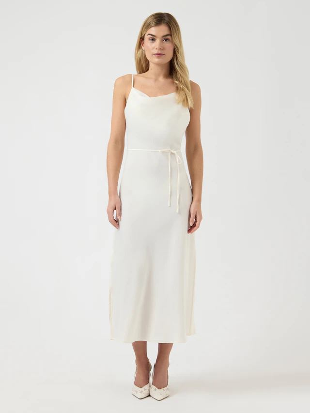 Y.A.S Spaghettikleid »YASTHEA STRAP LONG DRESS S. NOOS« Sommerkleid