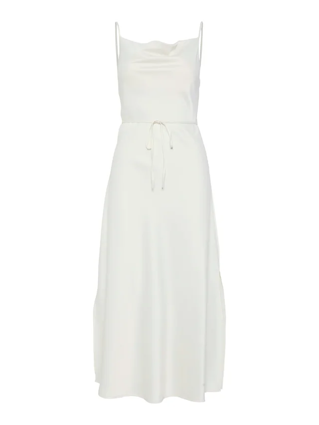 Y.A.S Spaghettikleid »YASTHEA STRAP LONG DRESS S. NOOS« Sommerkleid