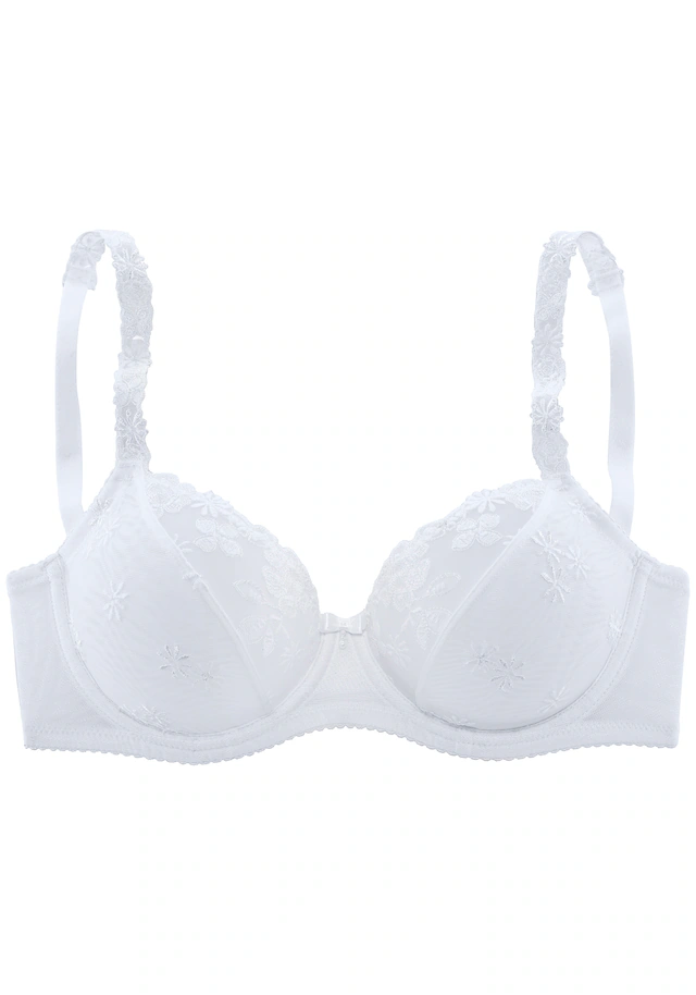 Nuance by Lascana Bügel-BH », BH mit Bügel, Spitzen-BH, als Dessous-Set kombinierbar« aus Spitze in sommerlicher Optik, Dessous, Sommer, große Größen