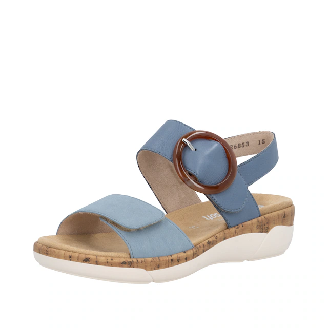 Remonte Keilsandalette Sommerschuh, Riemchensandale, praktische Klettverschlüsse