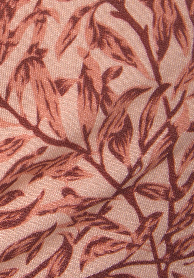 Beachtime by Lascana Jerseykleid »mit Taschen, kniebedeckendes Sommerkleid aus Viskose mit Blätterdruck« Seitennahttaschen Luftiges Strandkleid, Trägerkleid, Midikleid, figurumspielend Basic