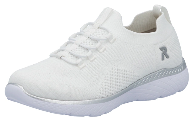 RIEKER Sport Slip-On Sneaker , Slipper, Freizeitschuh, Schlupfschuh mit Elastik-Einstieg