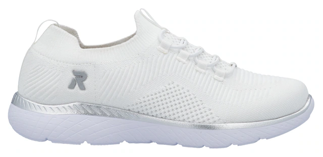 RIEKER Sport Slip-On Sneaker , Slipper, Freizeitschuh, Schlupfschuh mit Elastik-Einstieg