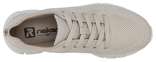 Rieker Sneaker mit leichter Laufsohle, Freizeitschuh, Halbschuh, Schnürschuh